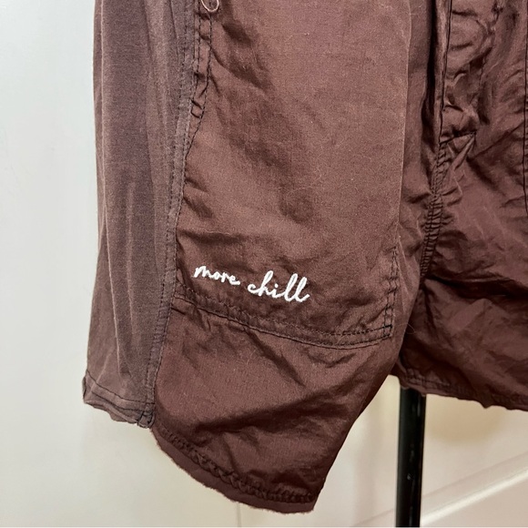 Free People Intimately Brown Perfect Pima Lounge Boxer Shorts XS - Picture 2 of 5